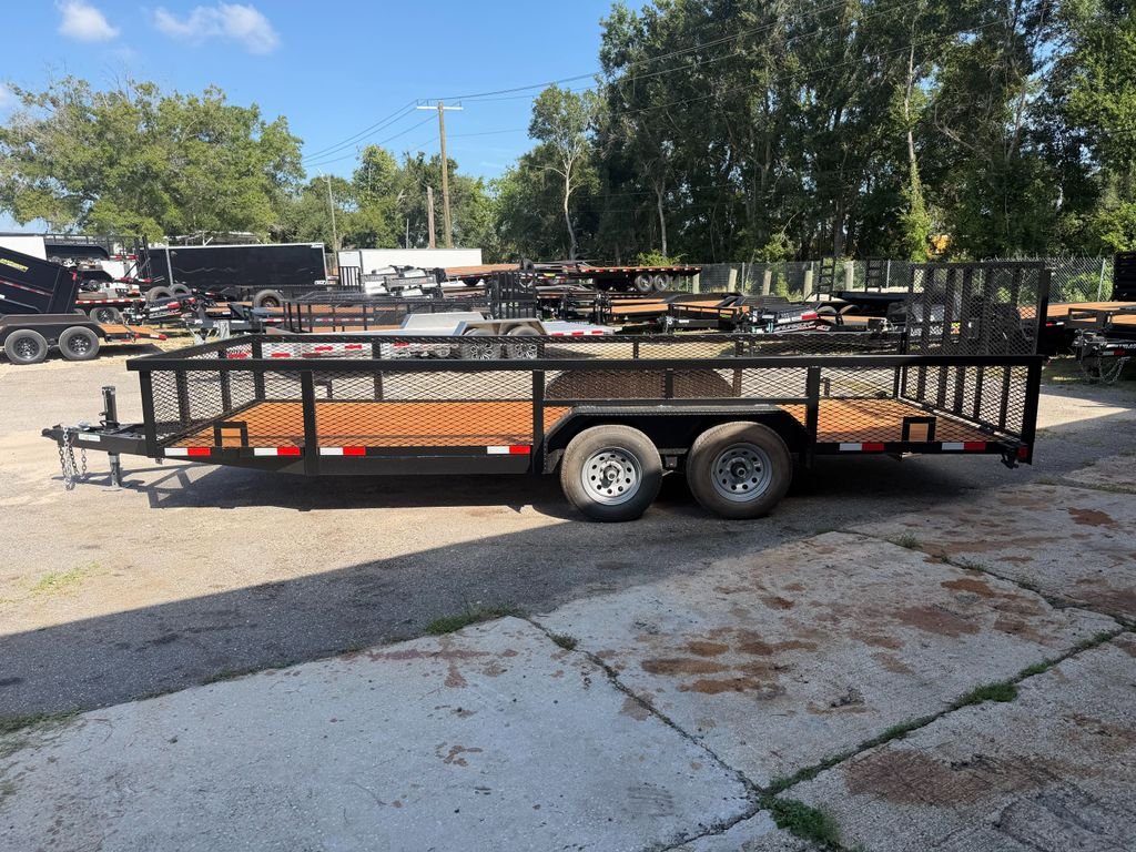 New 2026 Worldwide 7 x 20 2' Mesh Utility Trailer 10k GVWR - Image 8