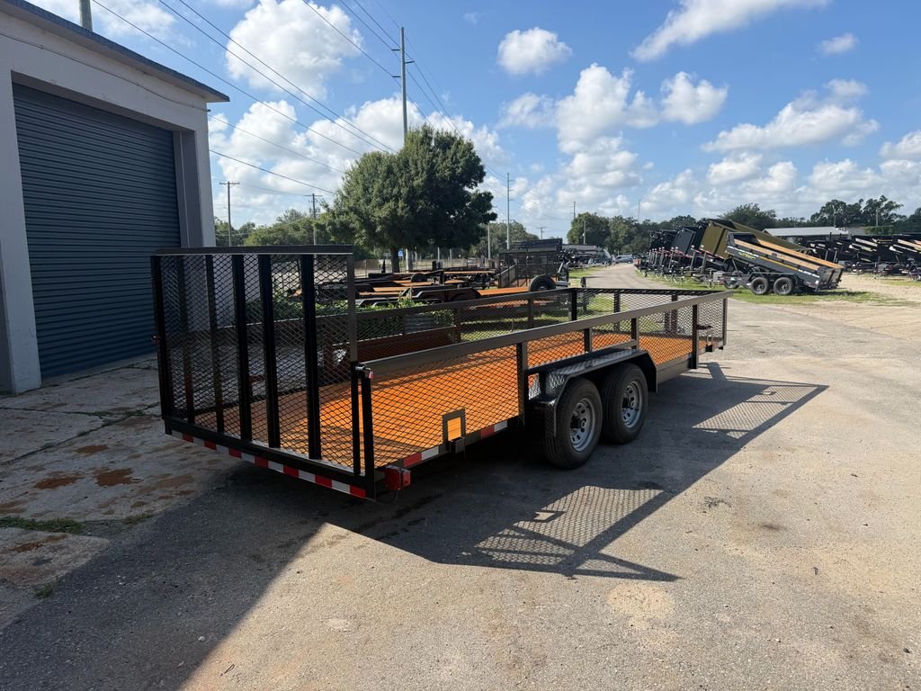 New 2026 Worldwide 7 x 20 2' Mesh Utility Trailer 10k GVWR - Image 6