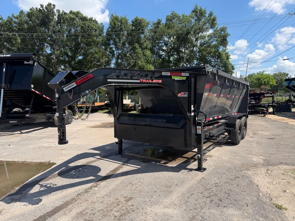 New 2026 Horizon 7 x 16 Gooseneck Roll Off Frame Trailer 14k GVWR - Image 14