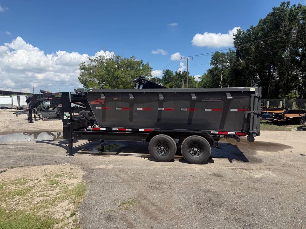 New 2026 Horizon 7 x 16 Gooseneck Roll Off Frame Trailer 14k GVWR - Image 12