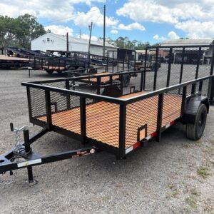 New 2026 Worldwide 6 x 12 2 ft Mesh Utility Trailer 3.5k GVWR