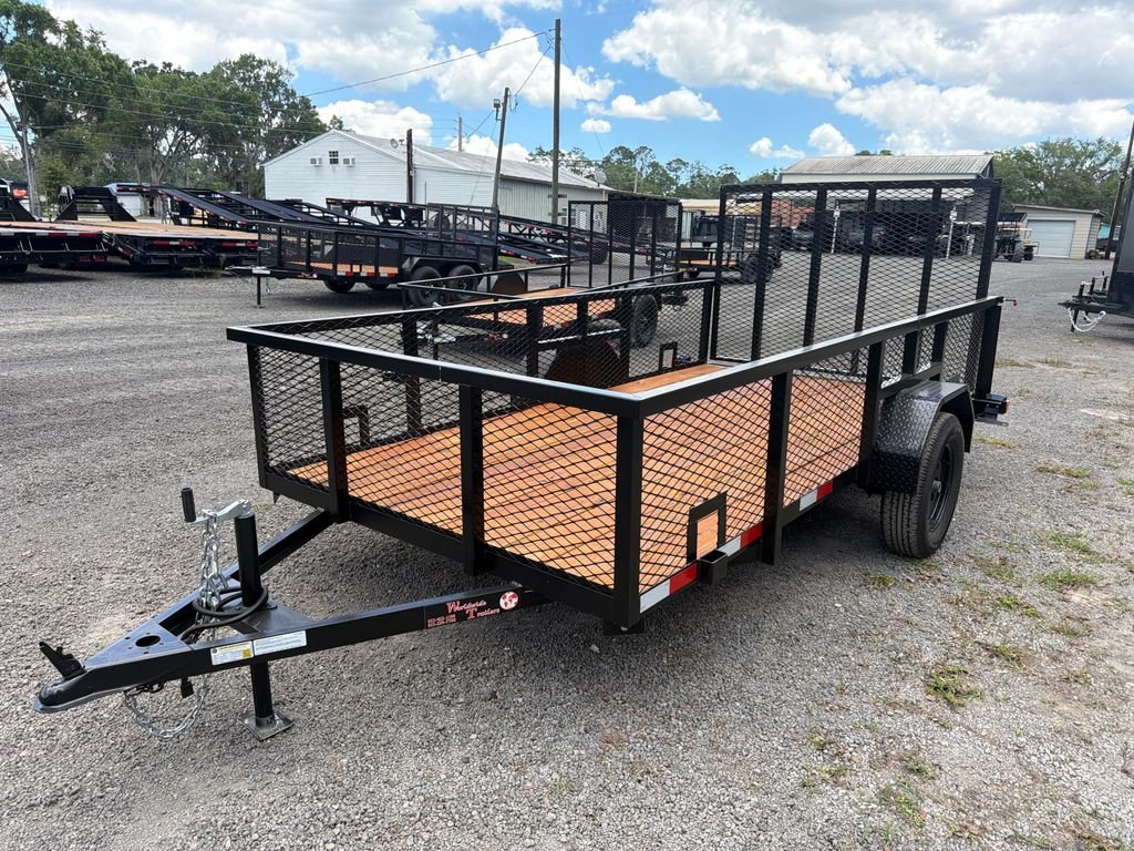 New 2026 Worldwide 6 x 12 2 ft Mesh Utility Trailer 3.5k GVWR
