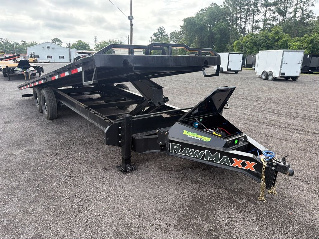 New 2026 Rawmaxx 8.5 x 24 Flatbed Tilt Trailer 14k GVWR - Image 2