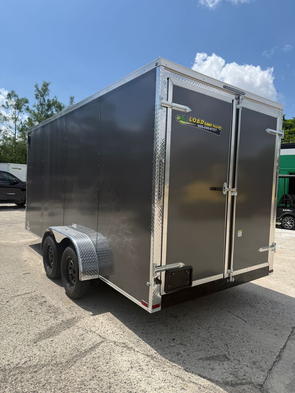 New 2026 Hook & Line 7 x 16 Enclosed 7k Cargo Trailer - Image 5
