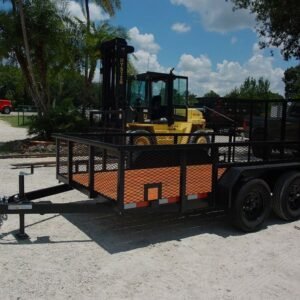 New 2026 Worldwide 6 x 12 2' Mesh Utility Trailer 7k GVWR