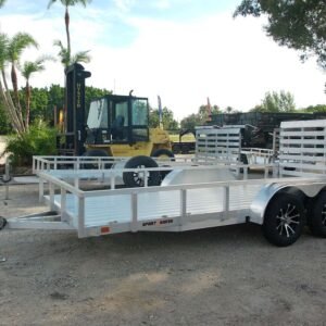 New 2027 Sport Haven  7 x 16 Aluminum Utility Trailer 7k GVWR