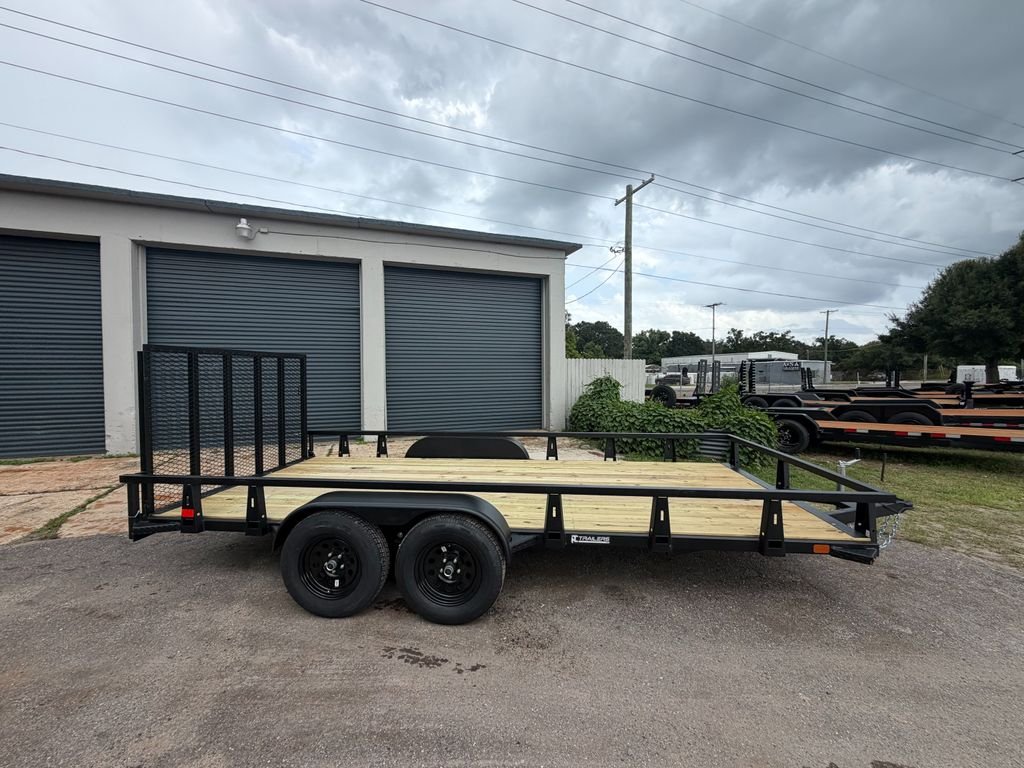 New 2027 HTC 7 x 16 Utility Trailer 7k GVWR - Image 2