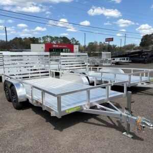 New 2026 Sport Haven 7 x 14 Aluminum Utility Trailer 7k GVWR