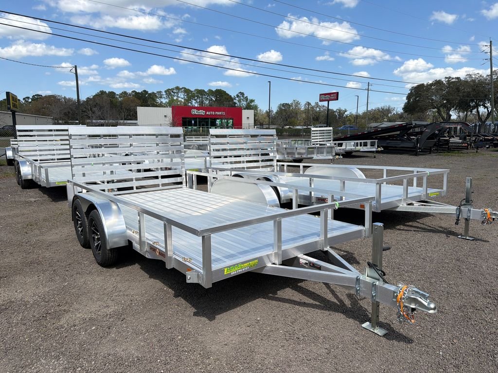 New 2026 Sport Haven 7 x 14 Aluminum Utility Trailer 7k GVWR