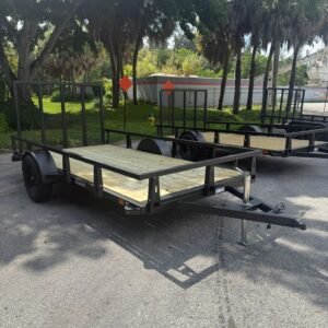 New 2027 HTC 6 x 12 Utility Trailer 3.5k GVWR