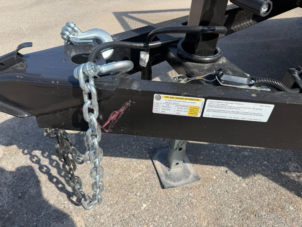 New 2026 Worldwide 7 x 20 2' Mesh Utility Trailer 10k GVWR - Image 2