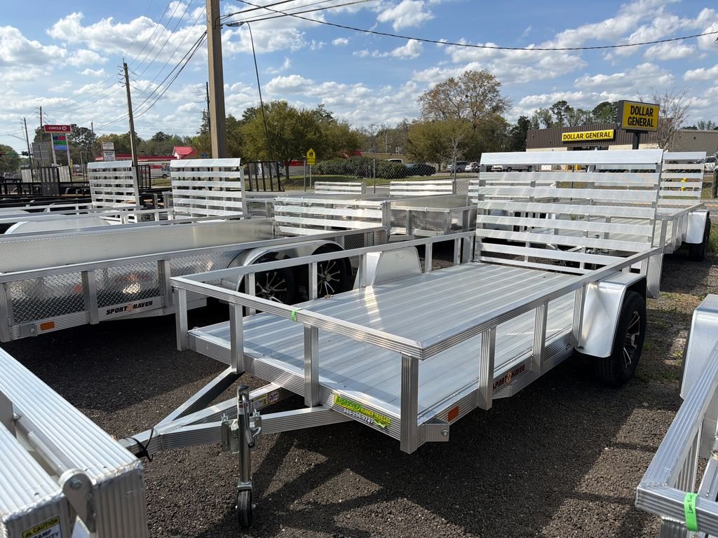 New 2026 Sport Haven 6 x 12 Aluminum Utility Trailer 3.5k GVWR - Image 2
