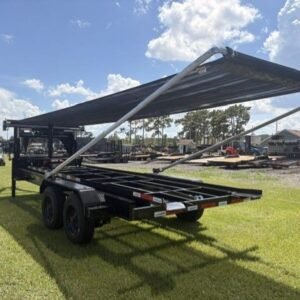 New 2027 Horizon 7 x 20 Gooseneck Roll Off Frame Trailer 25k GVWR