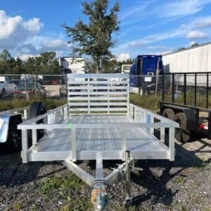 New 2026 Sport Haven 6 x 12 Aluminum Utility Trailer 3.5k GVWR