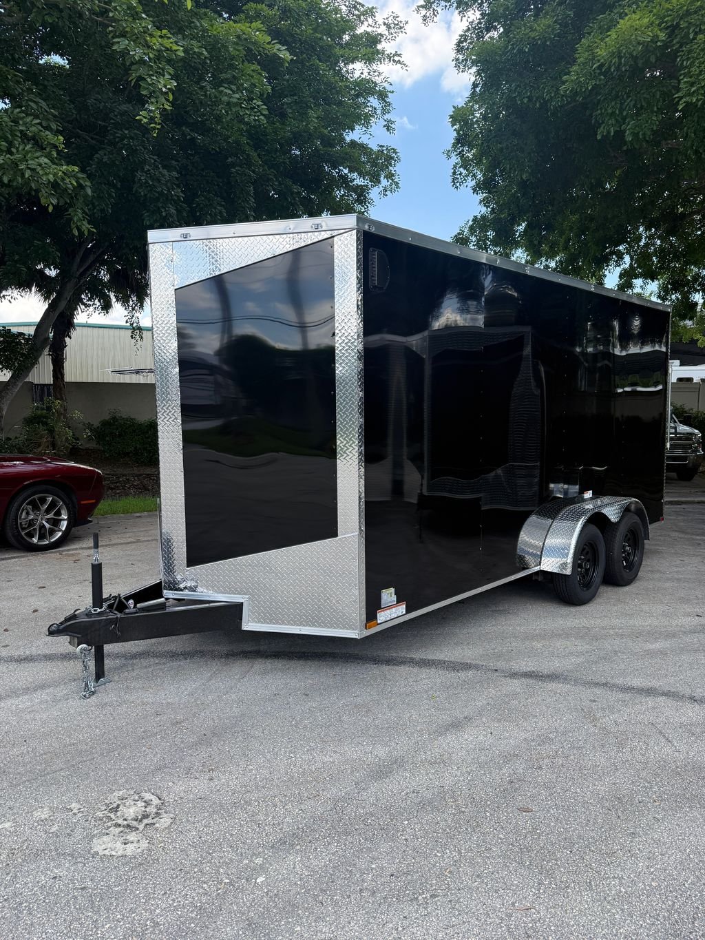 New 2026 Hook & Line 7 x 16 Enclosed Trailer 7k GVWR - Image 3