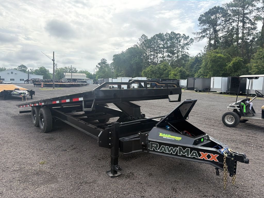 New 2026 Rawmaxx 8.5 x 24 Flatbed Tilt Trailer 14k GVWR - Image 2