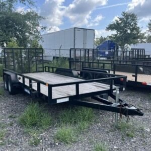Used 2020 Novae Corp 7 x 18 Utility 7k Trailer