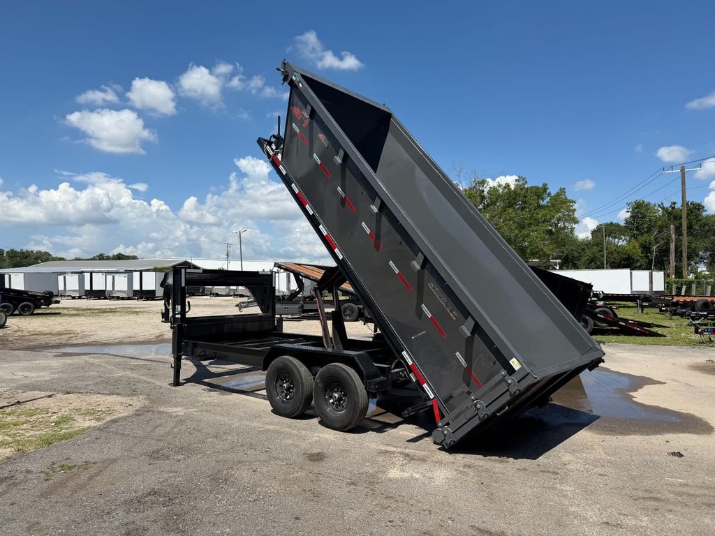 New 2026 Horizon 7 x 16 Gooseneck Roll Off Frame Trailer 14k GVWR - Image 10