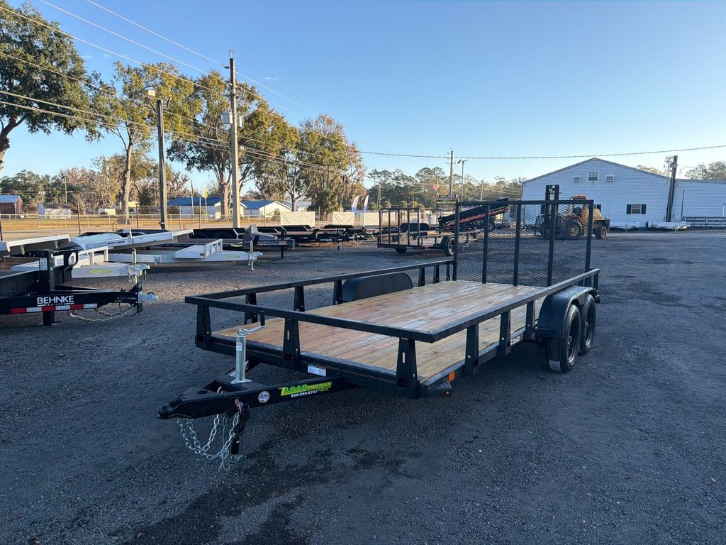 New 2026 HTC 7 x 16 Utility Trailer 7k GVWR