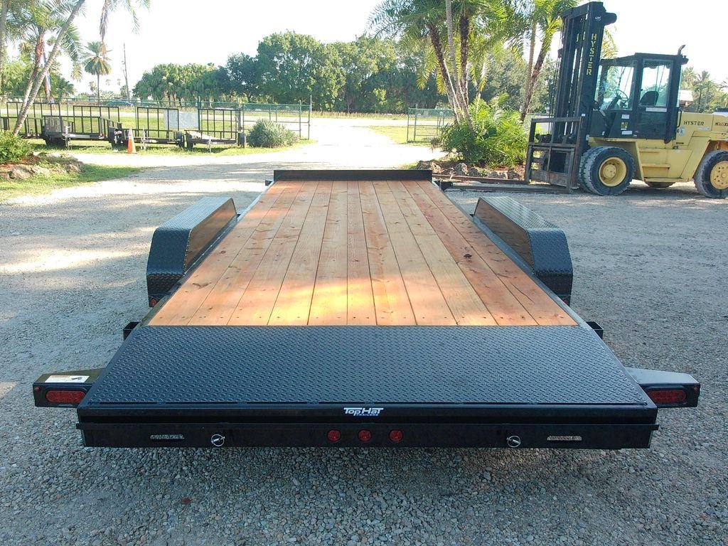New 2026 Top Hat 7 x 20 Car Hauler Trailer 7k GVWR - Image 7