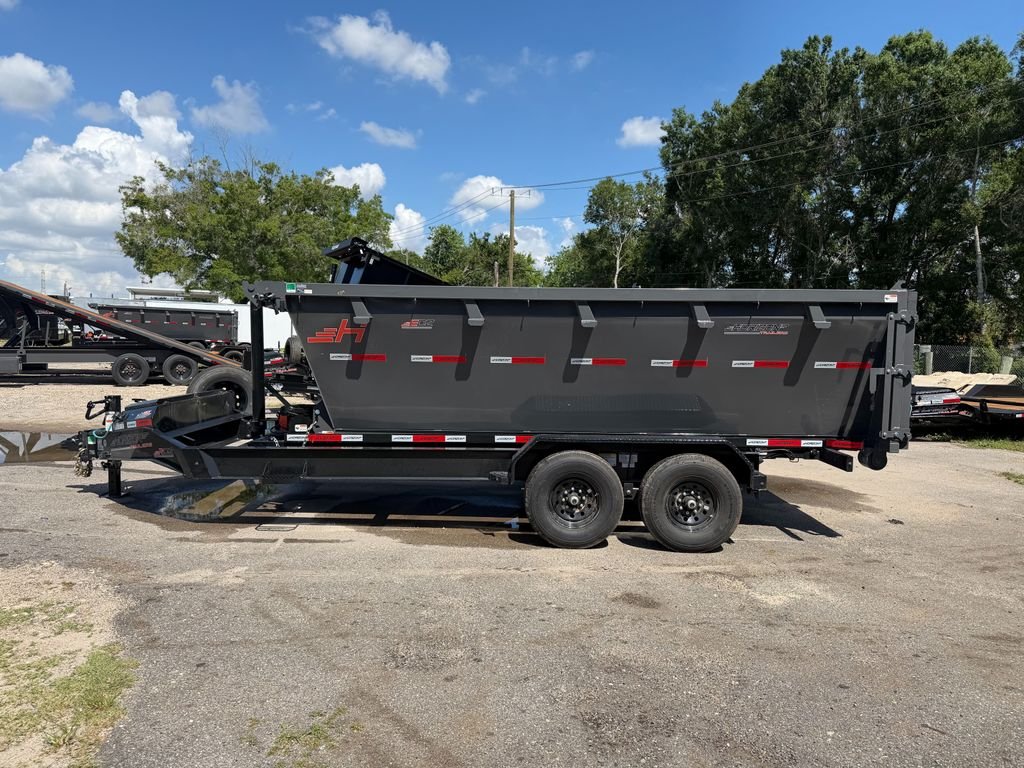 New 2026 Horizon 7 x 16 Bumper Pull Roll Off Frame Trailer 14k GVWR - Image 10