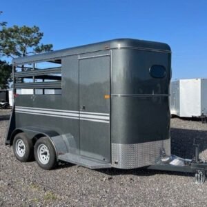 New 2026 Bee Trailers 6 x 13 2 Horse Trailer 7k GVWR