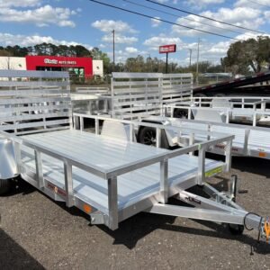New 2026 Sport Haven 6 x 12 Aluminum Utility Trailer 3.5k GVWR