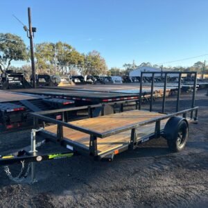 New 2026 HTC 6 x 12 Utility Trailer 3.5k GVWR