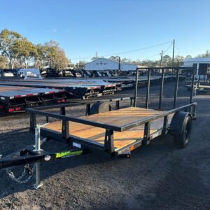 New 2026 HTC 6 x 12 Utility Trailer 3.5k GVWR