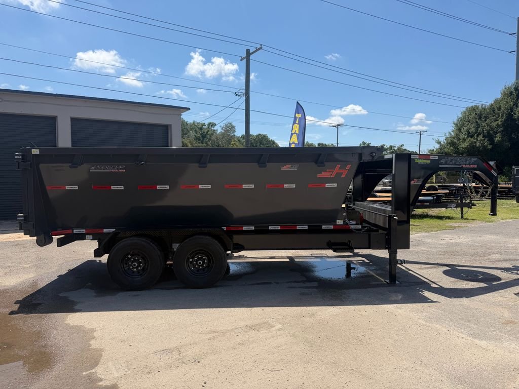 New 2026 Horizon 7 x 16 Gooseneck Roll Off Frame Trailer 14k GVWR - Image 7
