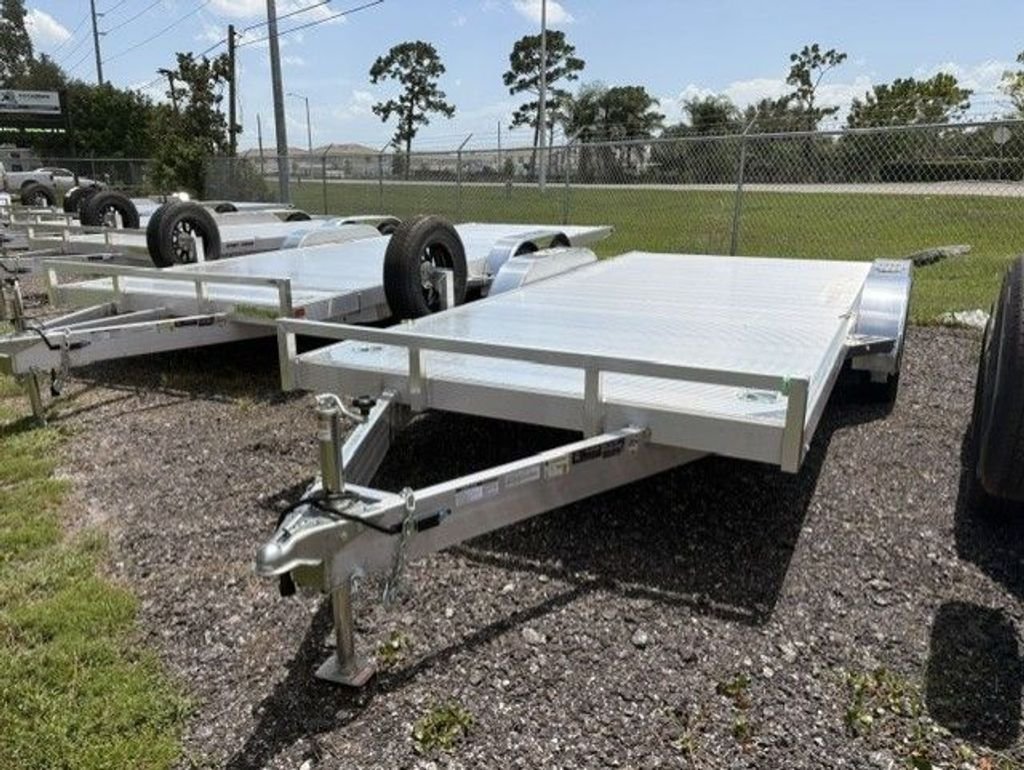 New 2027 Sport Haven 7 x 18 Aluminum Car Hauler Trailer 7k GVWR - Image 2