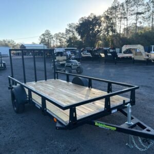 New 2026 HTC 6 x 12 Utility Trailer 3.5k GVWR