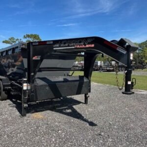 New 2026 Horizon 7 x 14 Gooseneck Roll Off Frame Trailer 14k GVWR
