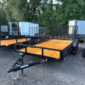 New 2026 Worldwide 7 x 16 ATV Utility Trailer 7k GVWR