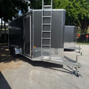 New 2026 Alcom 7 x 16 Contractor Trailer 7k GVWR