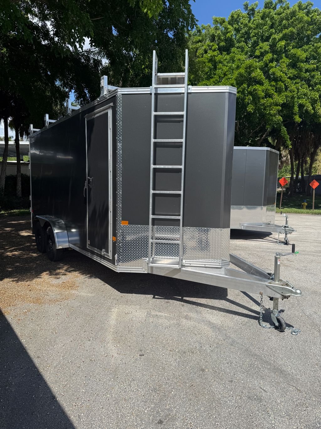 New 2026 Alcom 7 x 16 Contractor Trailer 7k GVWR