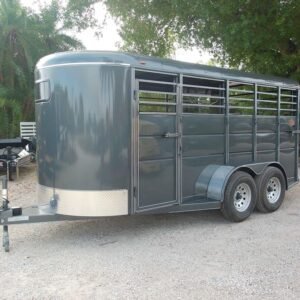 New 2026 Calico 6 x 16 Three Horse Trailer 7k GVWR