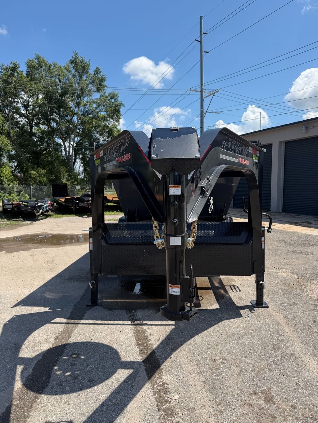 New 2026 Horizon 7 x 16 Gooseneck Roll Off Frame Trailer 14k GVWR - Image 8