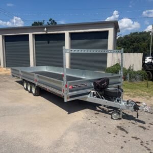 New 2026 Brian James 7.5 x 20 Connect Flatbed Trailer 7k GVWR