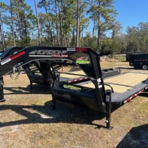 New 2026 Horizon 8.5 x 24 Gooseneck Gravity Tilt Trailer 17k GVWR