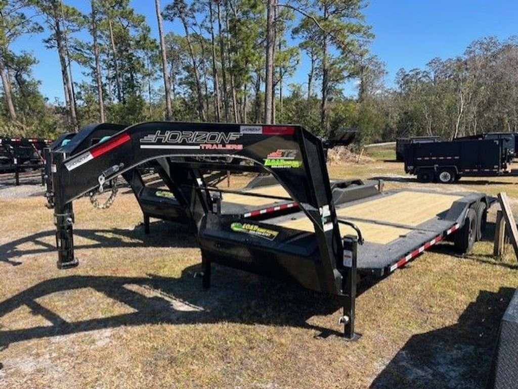 New 2026 Horizon 8.5 x 24 Gooseneck Gravity Tilt Trailer 17k GVWR