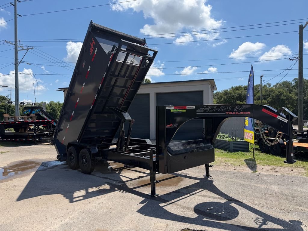 New 2026 Horizon 7 x 16 Gooseneck Roll Off Frame Trailer 14k GVWR - Image 11