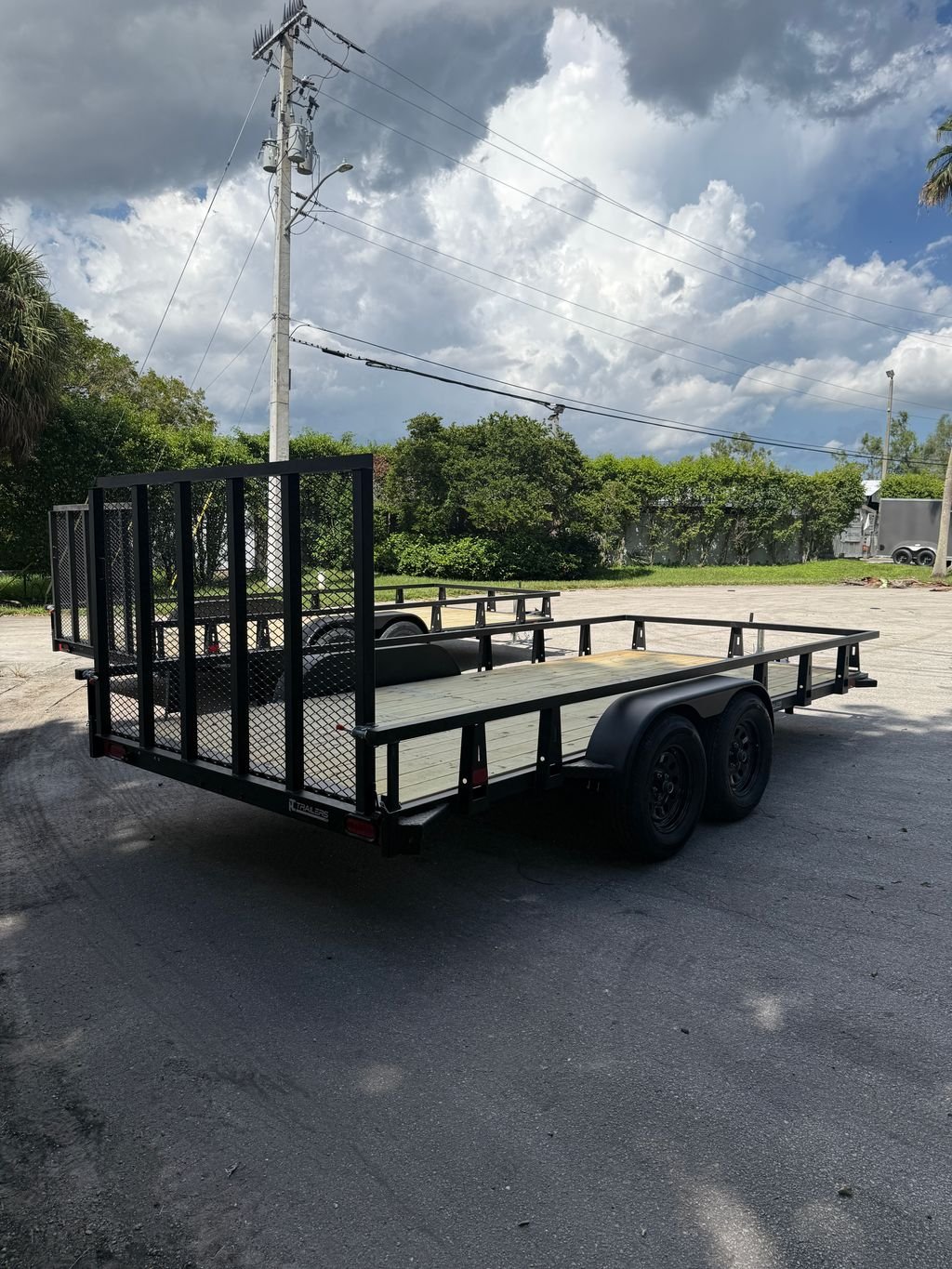 New 2027 HTC 7 x 16 Utility Trailer 7k GVWR - Image 4