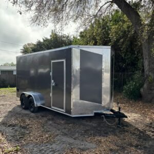 New 2026 C Trailer 7 x 16 Enclosed Trailer 7k GVWR