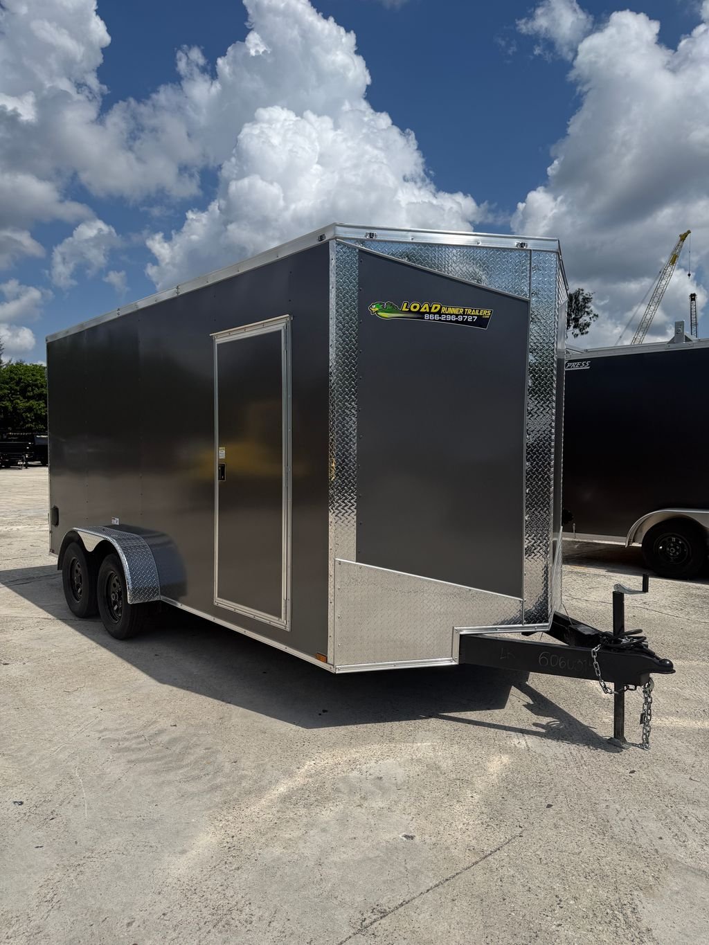New 2026 Hook & Line 7 x 16 Enclosed 7k Cargo Trailer