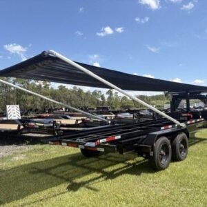 New 2027 Horizon 7 x 20 Gooseneck Roll Off Frame Trailer 25k GVWR
