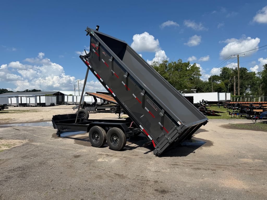 New 2026 Horizon 7 x 16 Bumper Pull Roll Off Frame Trailer 14k GVWR - Image 7
