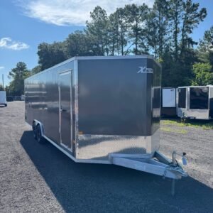 New 2025 Alcom 8.5 x 24 Aluminum Enclosed Trailer 10k GVWR