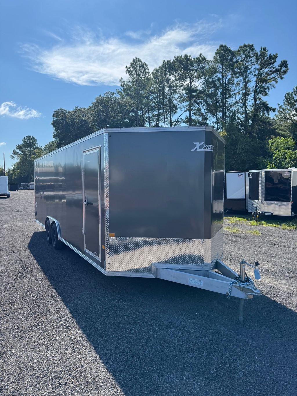 New 2025 Alcom 8.5 x 24 Aluminum Enclosed Trailer 10k GVWR