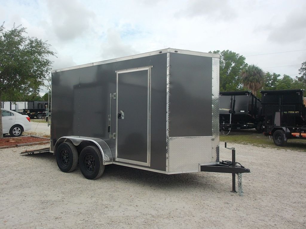 New 2026 Trailer Source 6 x 12 Enclosed Trailer 7k GVWR